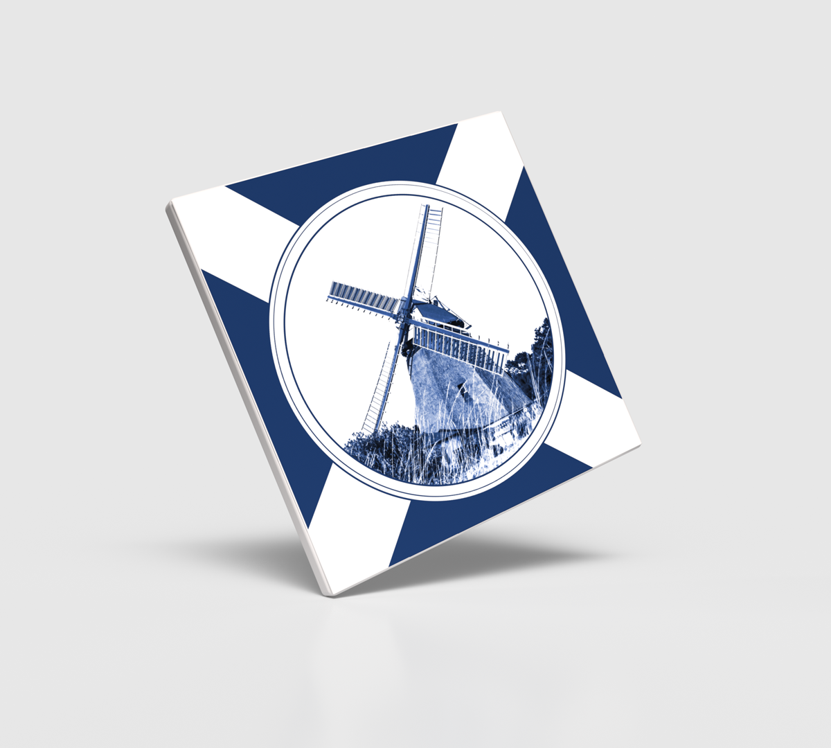»Amrumer Windmühle«, Format 20x20 cm
