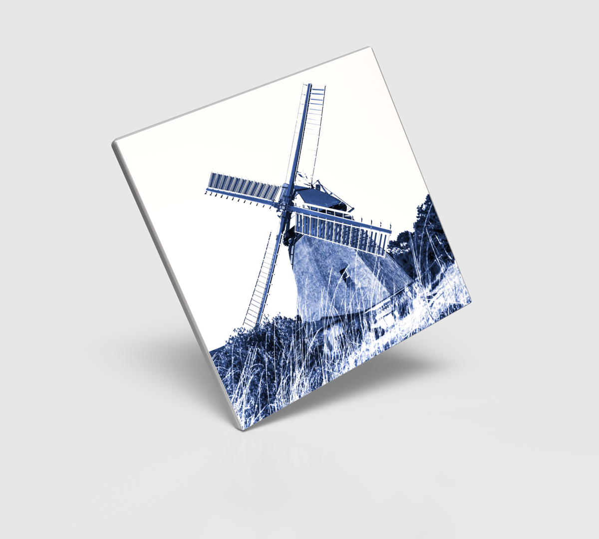 » Windmühle«, Format 15x15 cm
